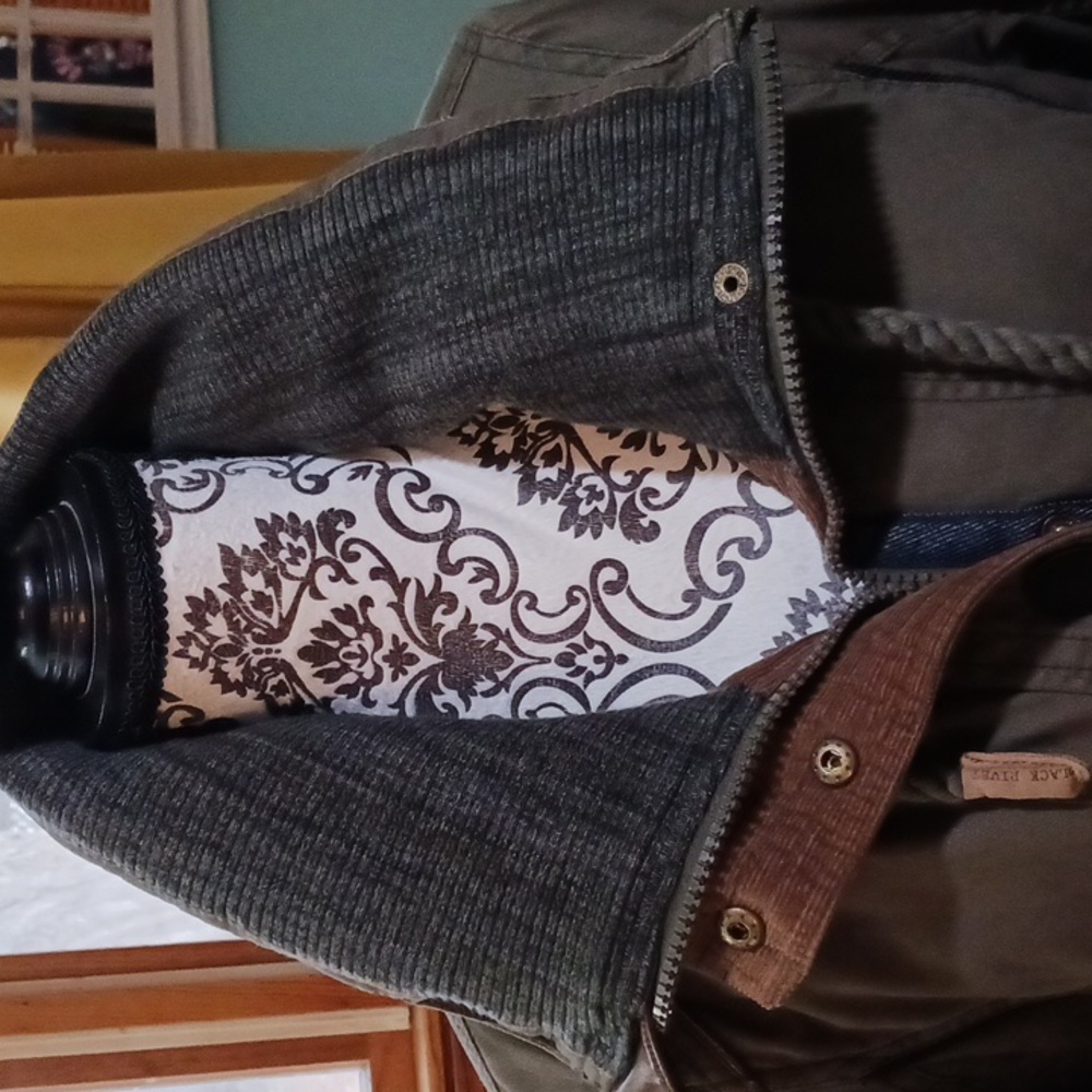 Black Rivet Winter Coat - Picture 3 of 13